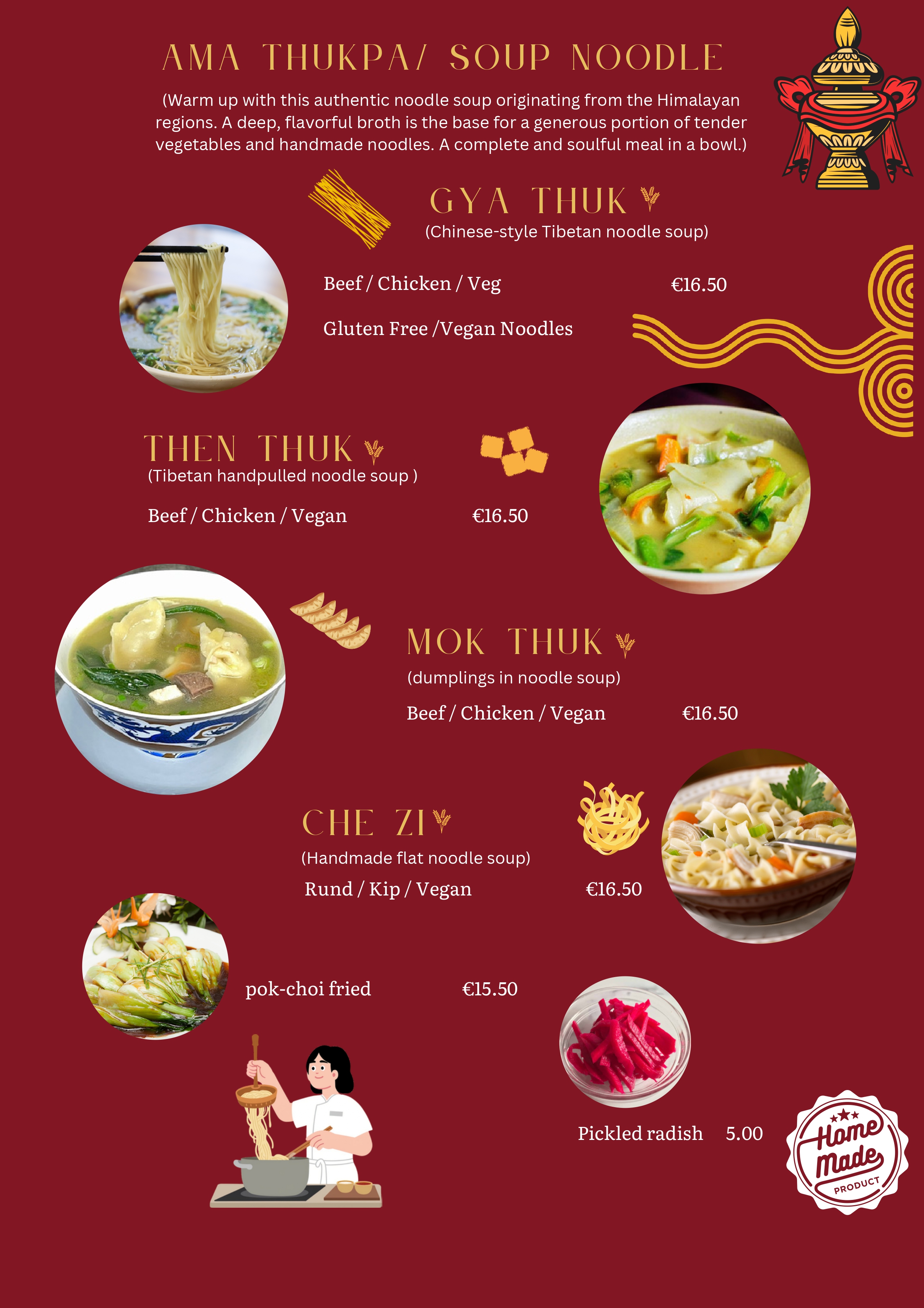AMA THUKPA / SOUP NOODLE